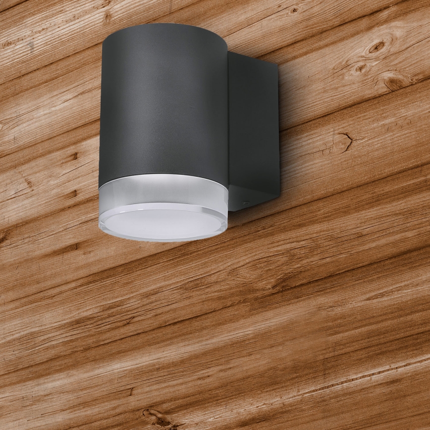 Brilagi - Iluminação de parede exterior MATERA 1xGU10/30W/230V antracite IP54
