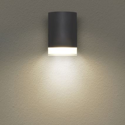 Brilagi - Iluminação de parede exterior MATERA 1xGU10/30W/230V antracite IP54