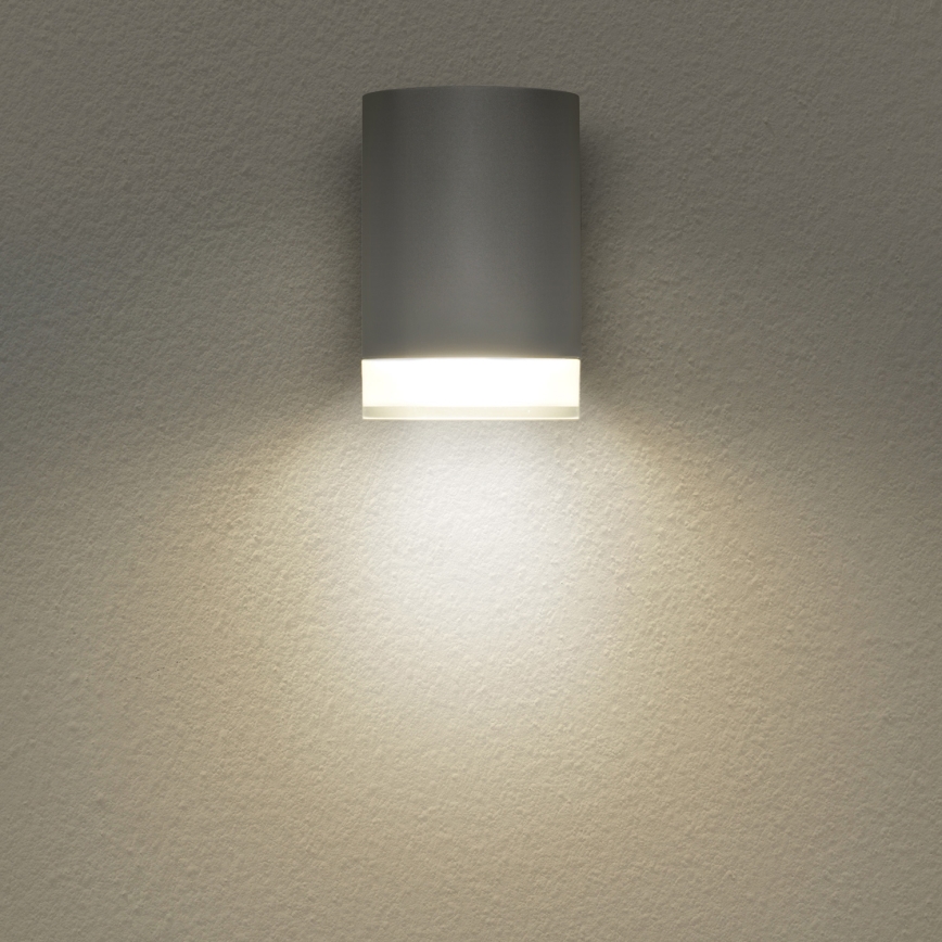 Brilagi - Iluminação de parede exterior MATERA 1xGU10/30W/230V cinzento IP54