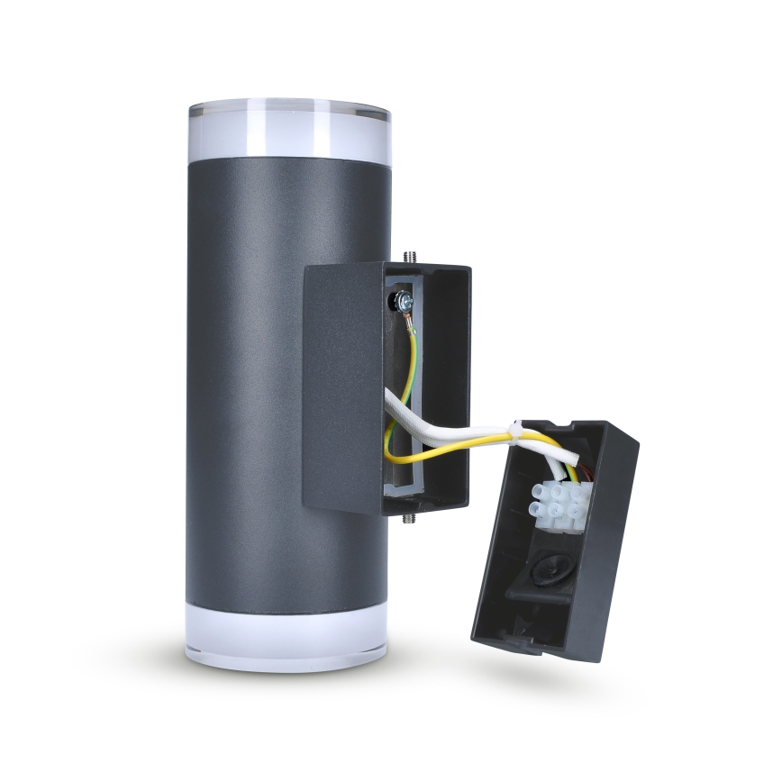 Brilagi - Iluminação de parede exterior MATERA 2xGU10/30W/230V antracite IP54