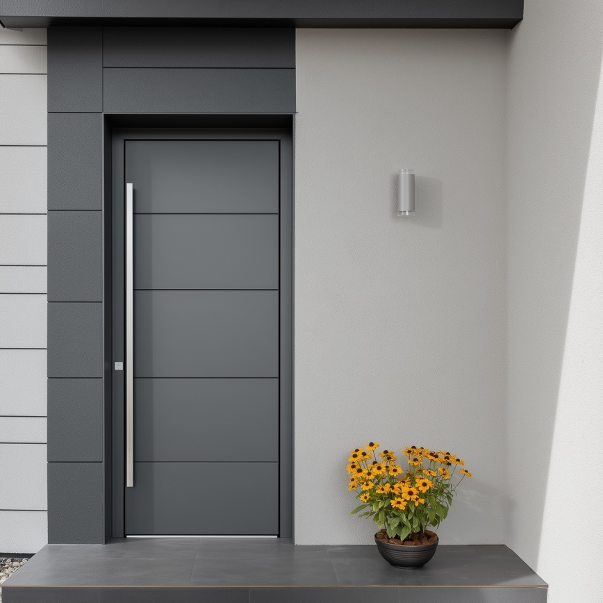 Brilagi - Iluminação de parede exterior MATERA 2xGU10/30W/230V cinzento IP54