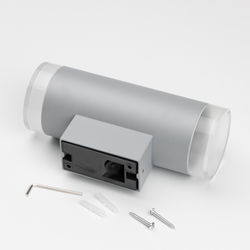 Brilagi - Iluminação de parede exterior MATERA 2xGU10/30W/230V cinzento IP54