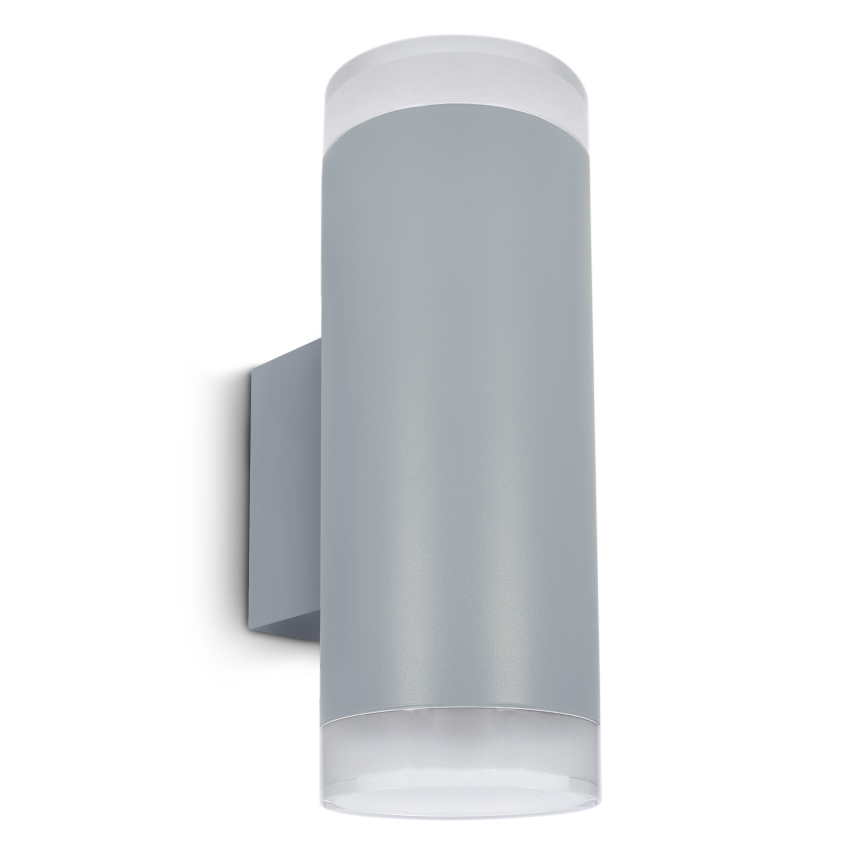 Brilagi - Iluminação de parede exterior MATERA 2xGU10/30W/230V cinzento IP54