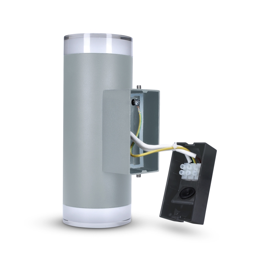 Brilagi - Iluminação de parede exterior MATERA 2xGU10/30W/230V cinzento IP54