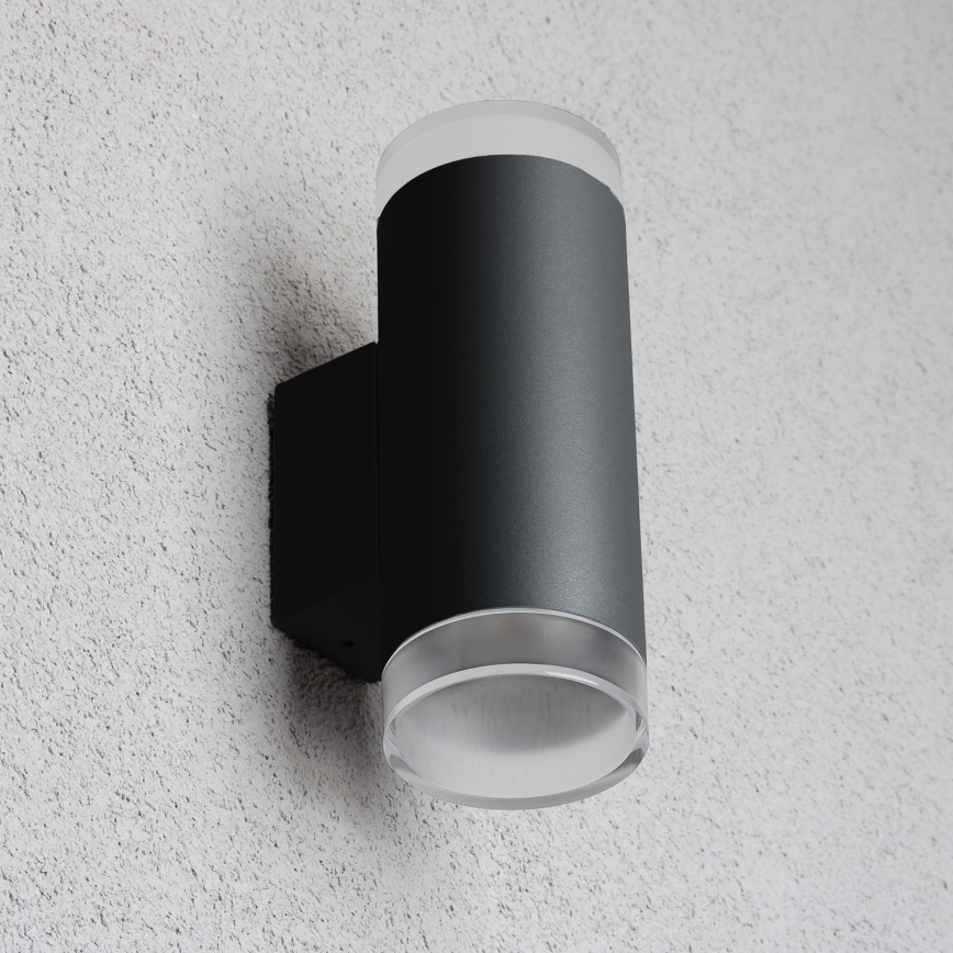 Brilagi - Iluminação de parede exterior MATERA 2xGU10/30W/230V IP54