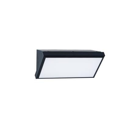 Brilagi - Iluminação de parede exterior TRIANGLE 1xE27/60W/230V preto IP65