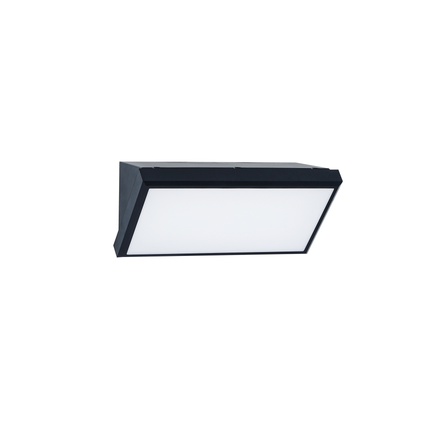Brilagi - Iluminação de parede exterior TRIANGLE 1xE27/60W/230V preto IP65