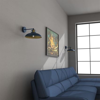 Brilagi - Iluminação de parede FLAMENGO 1xE27/60W/230V azul