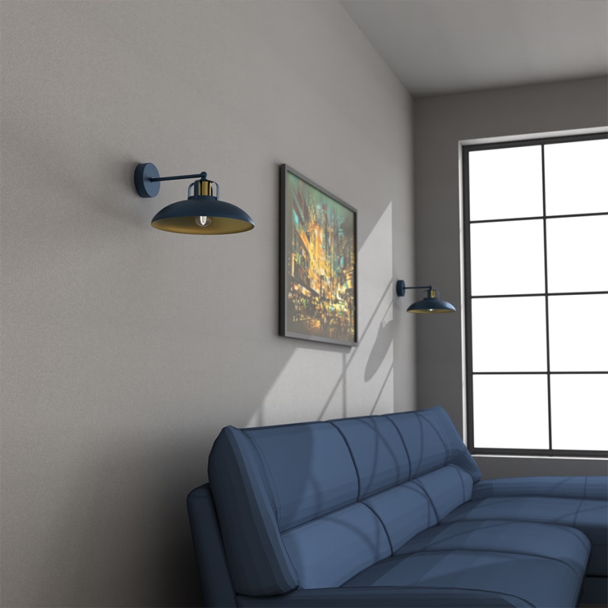 Brilagi - Iluminação de parede FLAMENGO 1xE27/60W/230V azul