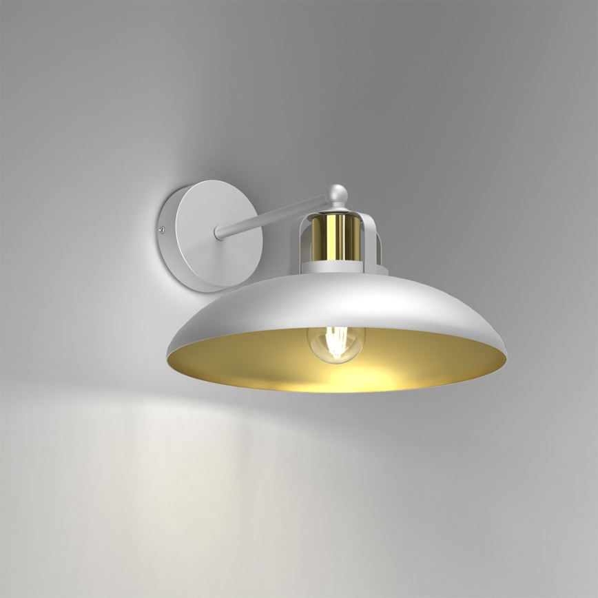 Brilagi - Iluminação de parede FLAMENGO 1xE27/60W/230V branco