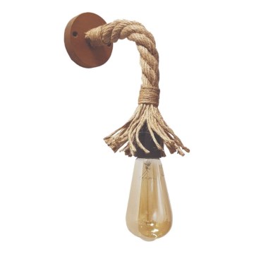 Brilagi - Iluminação de parede KOS 1xE27/60W/230V faia