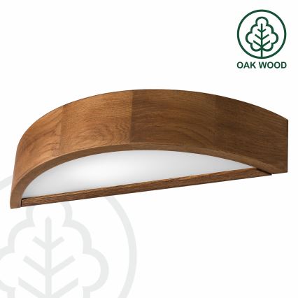 Brilagi - Iluminação de parede LED CARVALHO 1xE27/60W/230V carvalho cereja