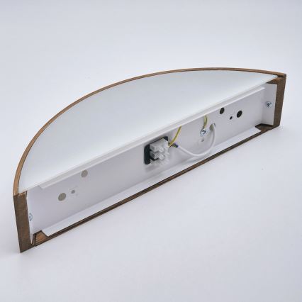 Brilagi - Iluminação de parede LED CARVALHO 1xE27/60W/230V carvalho cereja