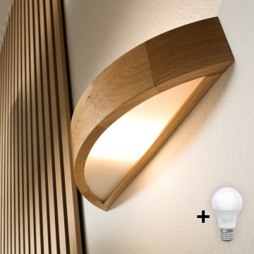 Brilagi - Iluminação de parede LED CARVALHO 1xE27/60W/230V carvalho