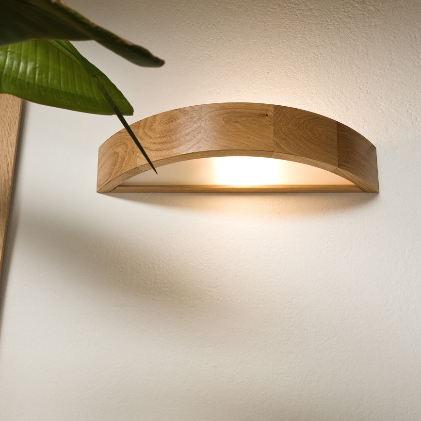 Brilagi - Iluminação de parede LED CARVALHO 1xE27/60W/230V carvalho