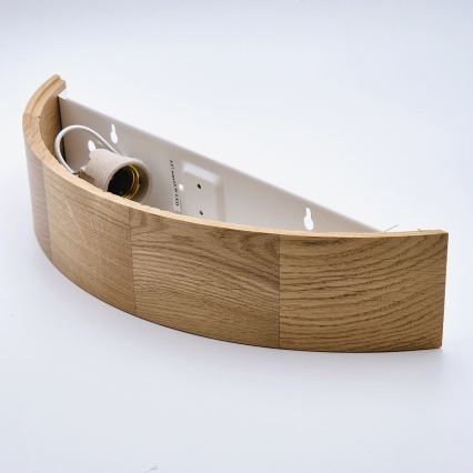 Brilagi - Iluminação de parede LED CARVALHO 1xE27/60W/230V carvalho