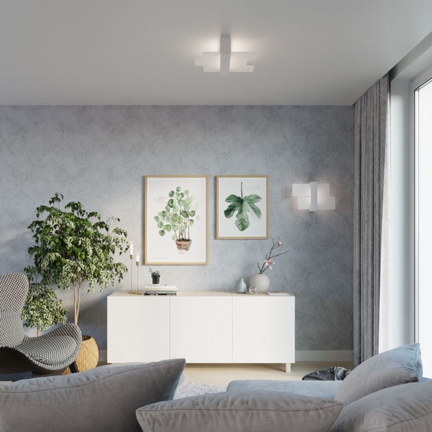 Brilagi -  Iluminação de parede LED HERA 1xE27/7,5W/230V branco