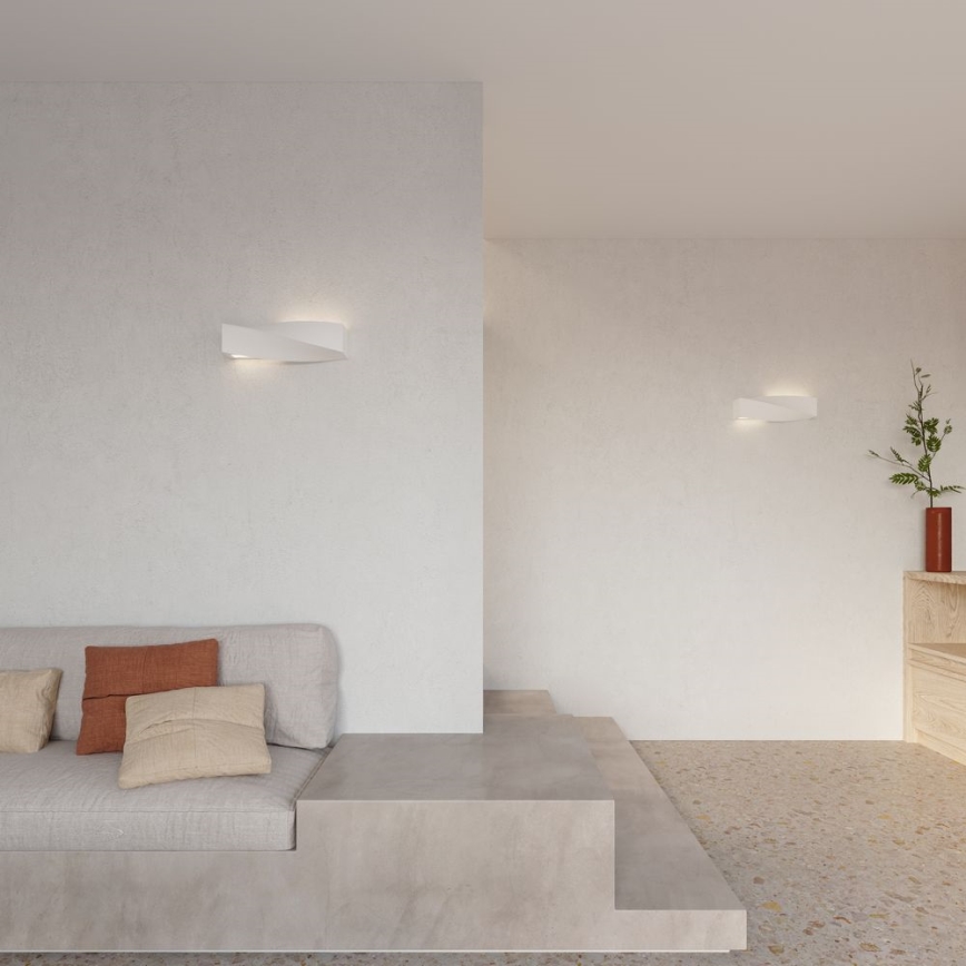 Brilagi -  Iluminação de parede LED KERRY 1xE27/7,5W/230V cerâmica/branco