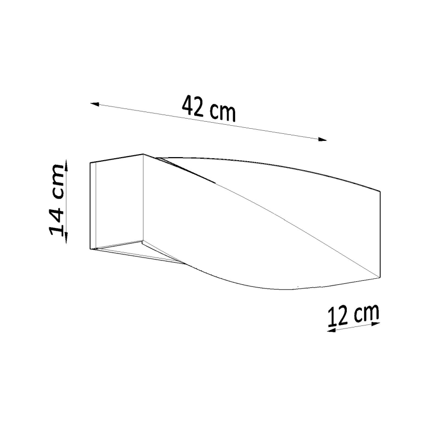 Brilagi -  Iluminação de parede LED KERRY 1xE27/7,5W/230V cerâmica/branco