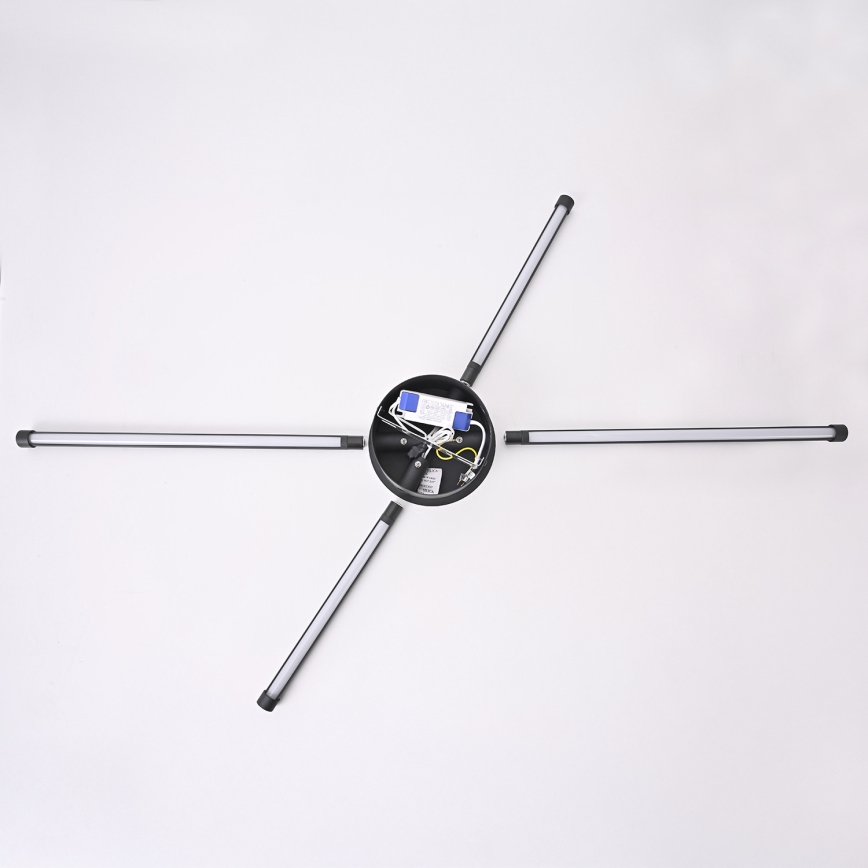 Brilagi - Iluminação de parede LED LUGO QUATTRO LED/16W/230V preto