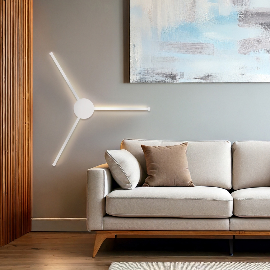 Brilagi - Iluminação de parede LED LUGO TRE LED/14W/230V branco