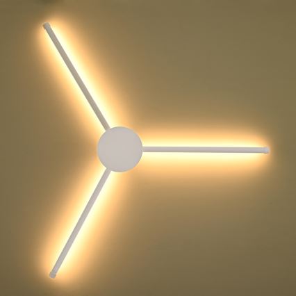 Brilagi - Iluminação de parede LED LUGO TRE LED/14W/230V branco