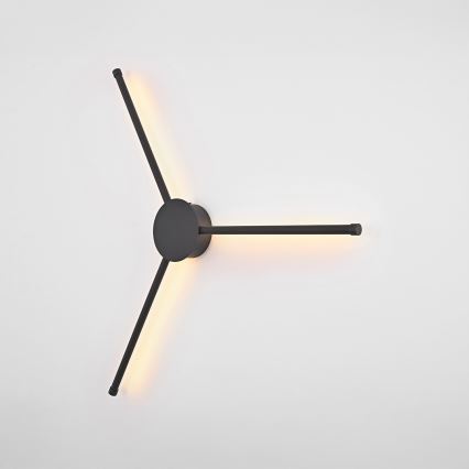 Brilagi - Iluminação de parede LED LUGO TRE LED/14W/230V preto