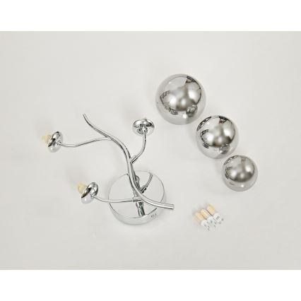 Brilagi - Iluminação de parede LED MISTEL 3xG9/3W/230V cromado brilhante/fumado