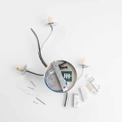 Brilagi - Iluminação de parede LED MISTEL 3xG9/3W/230V cromado brilhante/fumado