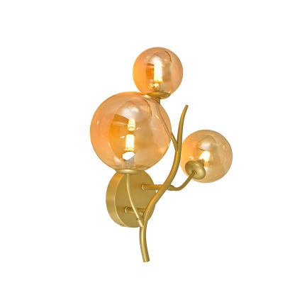 Brilagi - Iluminação de parede LED MISTEL 3xG9/3W/230V dourado