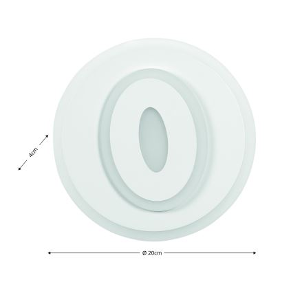 Brilagi - Iluminação de parede LED MODERN MINI LED/26W/230V 3000/4000/6000K