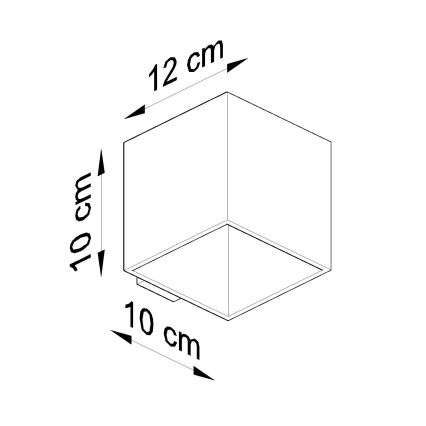 Brilagi -  Foco de parede LED MURO 1xG9/4W/230V preto