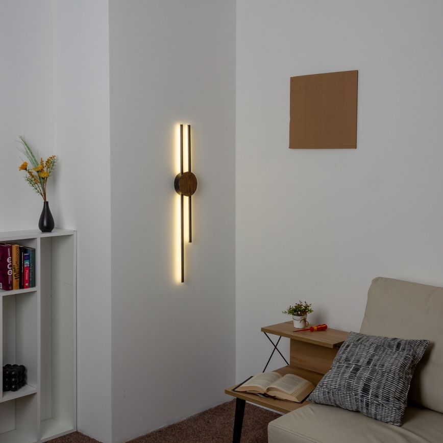 Brilagi - Iluminação de parede LED WOODY COLLINE LED/15W/230V 80 cm carvalho