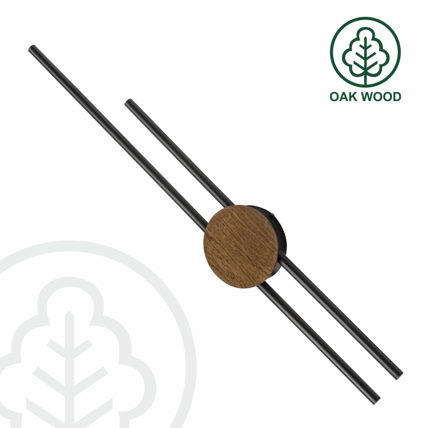 Brilagi - Iluminação de parede LED WOODY COLLINE LED/15W/230V 80 cm carvalho