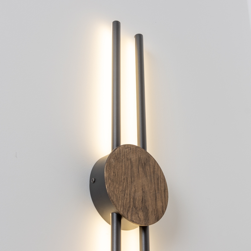 Brilagi - Iluminação de parede LED WOODY COLLINE LED/15W/230V 80 cm carvalho