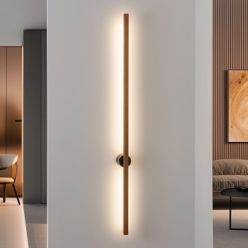 Brilagi - Iluminação de parede LED WOODY LINE LED/12W/230V 120 cm carvalho cereja