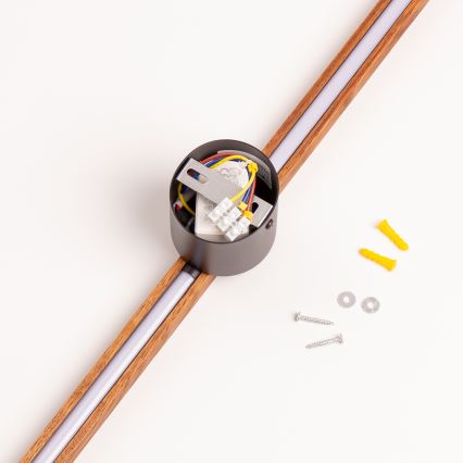 Brilagi - Iluminação de parede LED WOODY LINE LED/12W/230V 120 cm carvalho cereja
