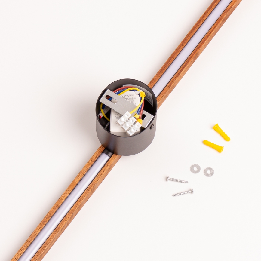 Brilagi - Iluminação de parede LED WOODY LINE LED/12W/230V 120 cm carvalho cereja