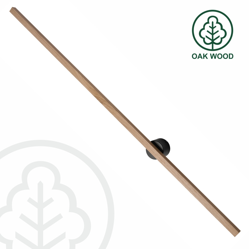 Brilagi - Iluminação de parede LED WOODY LINE LED/12W/230V 120 cm carvalho
