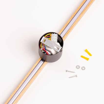 Brilagi - Iluminação de parede LED WOODY LINE LED/12W/230V 120 cm carvalho