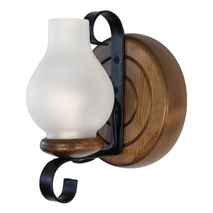 Brilagi - Iluminação de parede ROATA APLICA 1xE14/40W/230V faia/nogueira