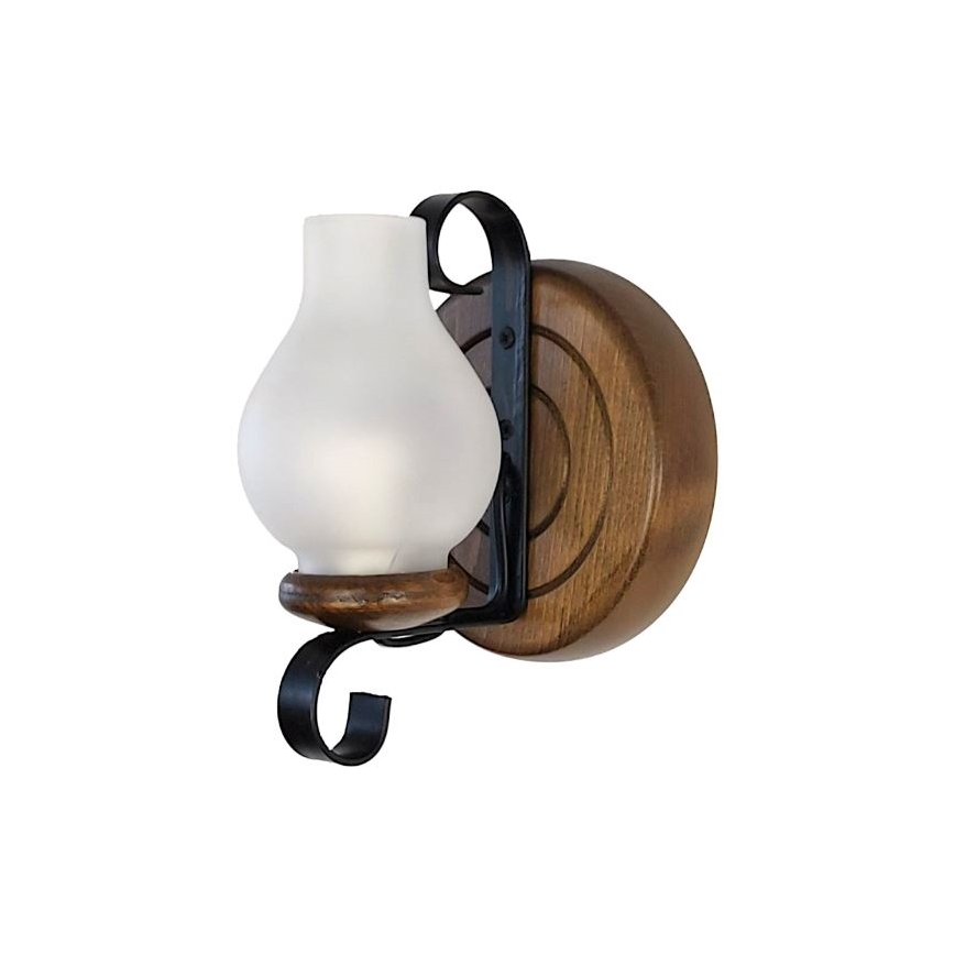 Brilagi - Iluminação de parede ROATA APLICA 1xE14/40W/230V faia/nogueira