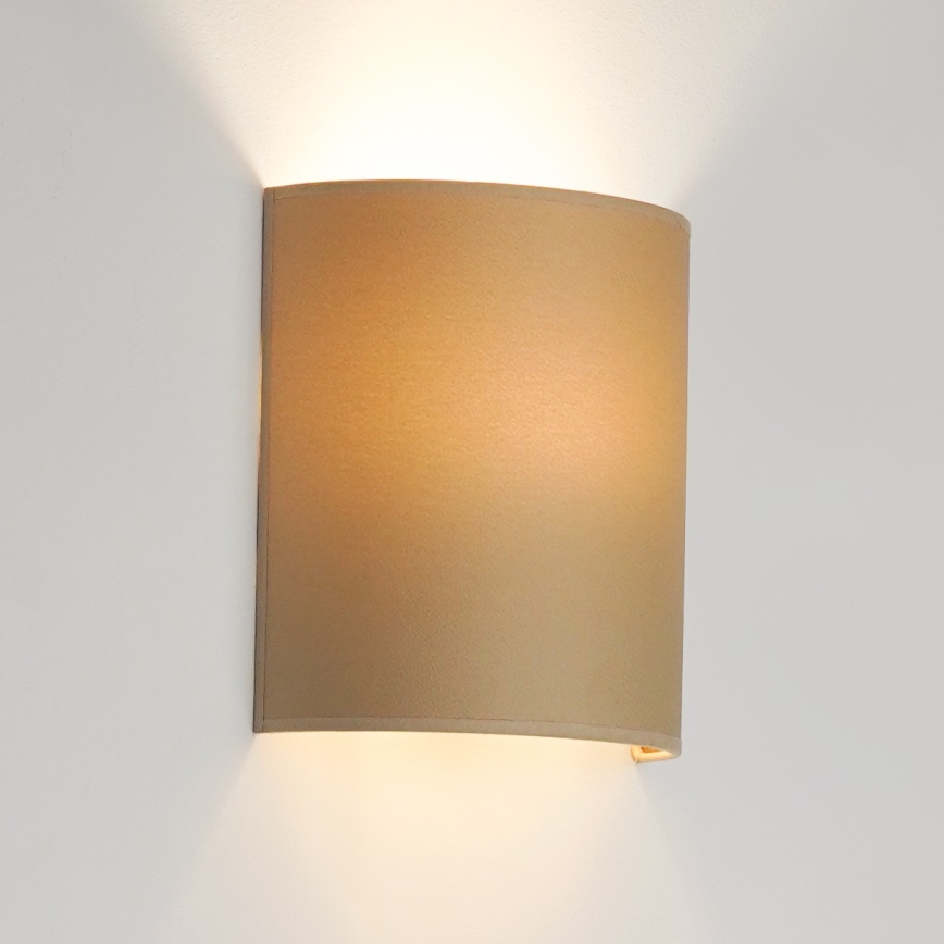 Brilagi - Iluminação de parede SEMI 1xE27/15W/230V bege
