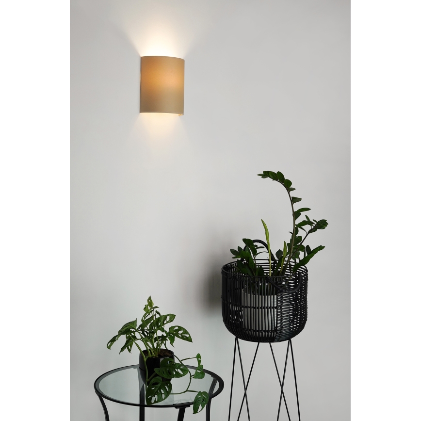 Brilagi - Iluminação de parede SEMI 1xE27/15W/230V bege