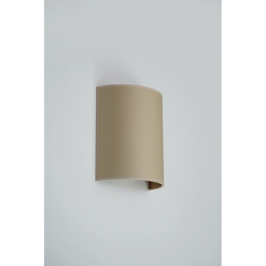 Brilagi - Iluminação de parede SEMI 1xE27/15W/230V bege