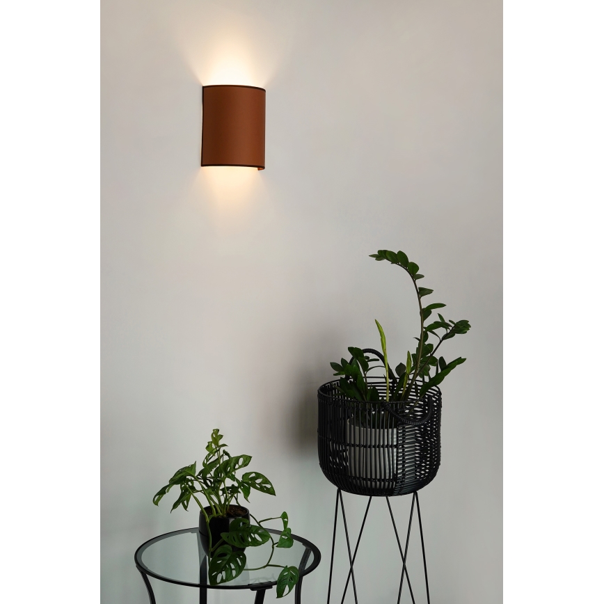 Brilagi - Iluminação de parede SEMI 1xE27/15W/230V castanho