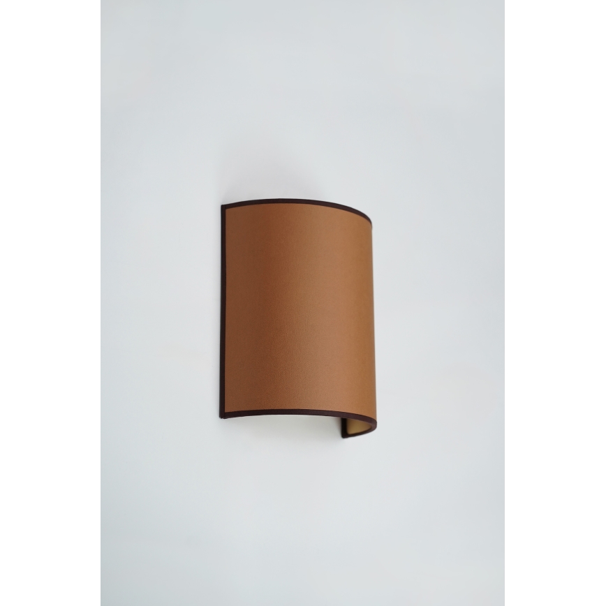 Brilagi - Iluminação de parede SEMI 1xE27/15W/230V castanho