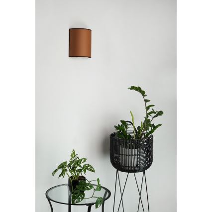 Brilagi - Iluminação de parede SEMI 1xE27/15W/230V castanho