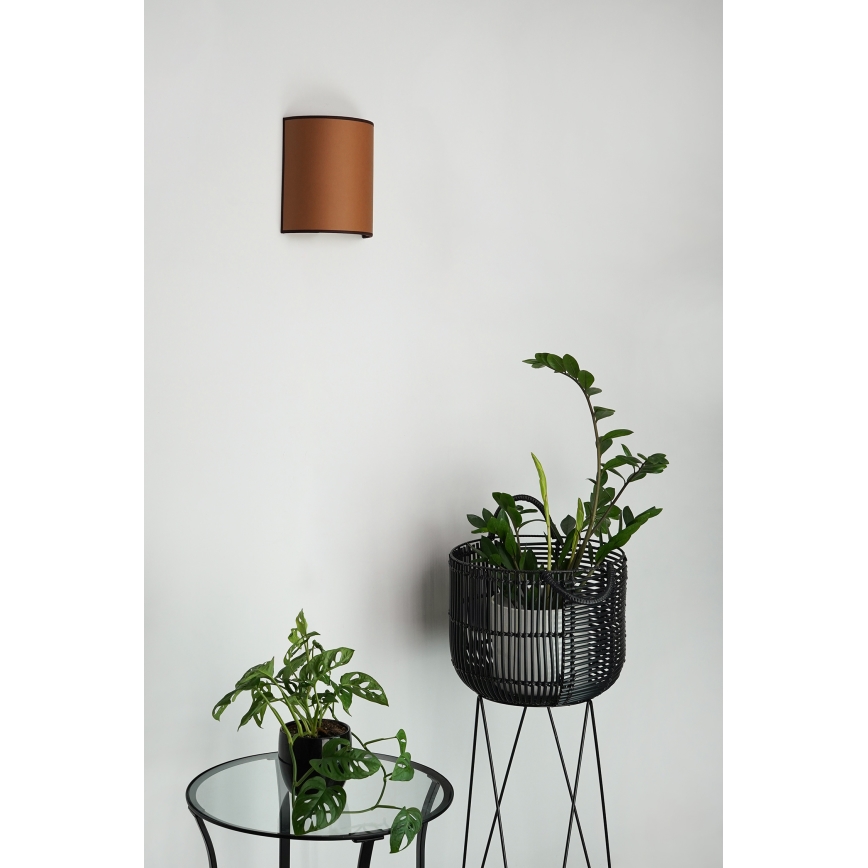 Brilagi - Iluminação de parede SEMI 1xE27/15W/230V castanho