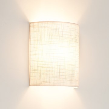 Brilagi - Iluminação de parede SEMI 1xE27/15W/230V cinzento claro